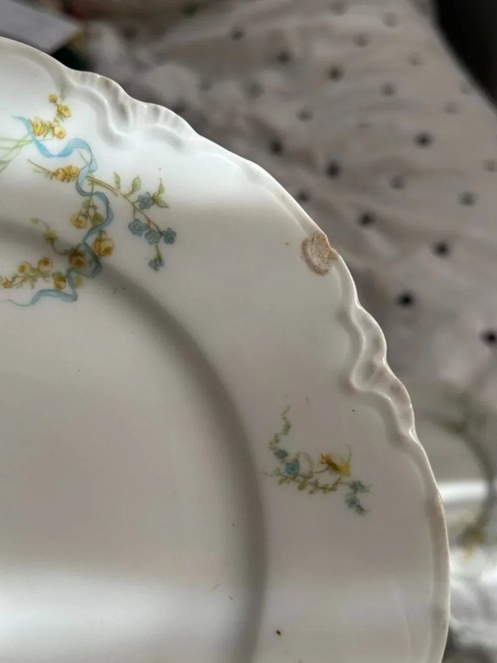 Haviland Schleiger 3 Salad Plates and 1 Serving Platter